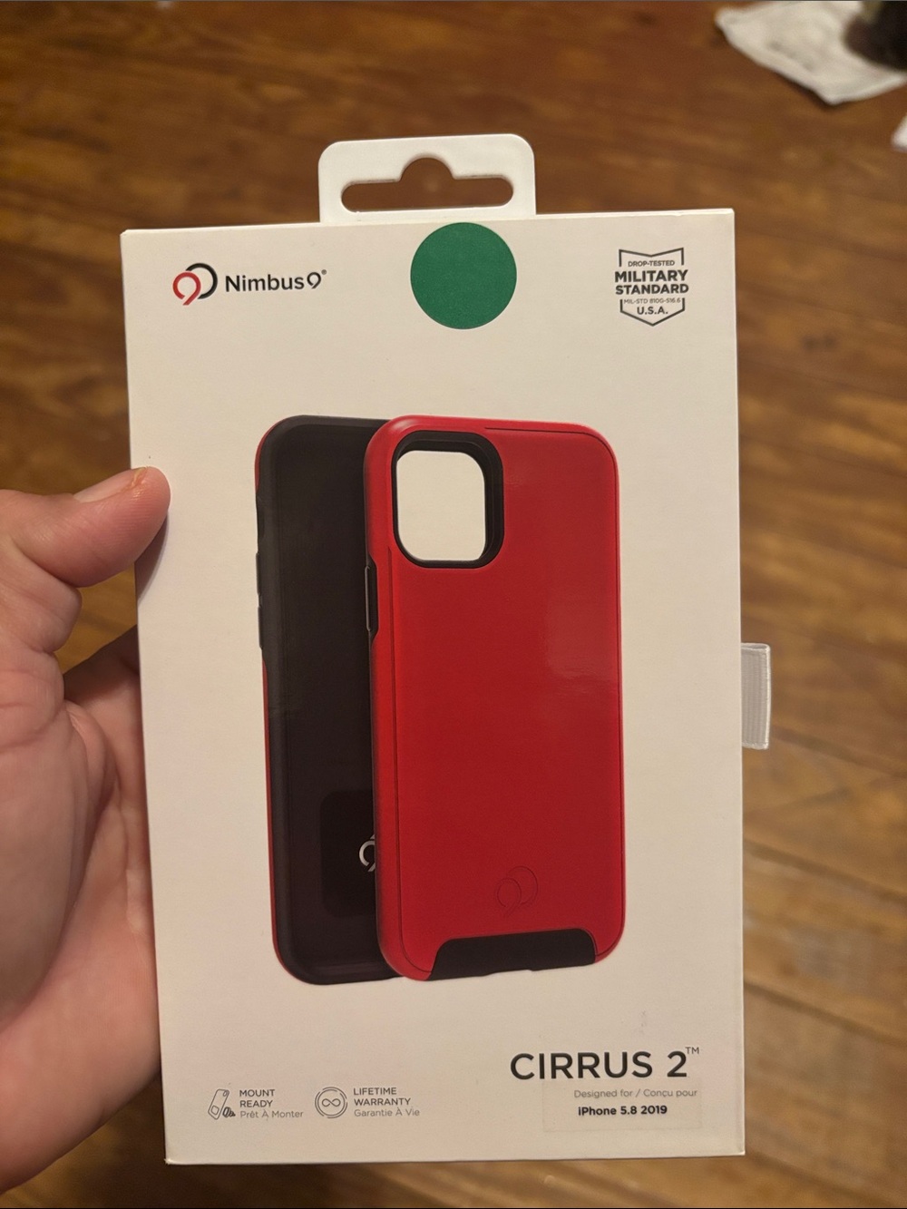 Cirrus 2 Red iPhone 5.8 2019 Phone Case NEW
